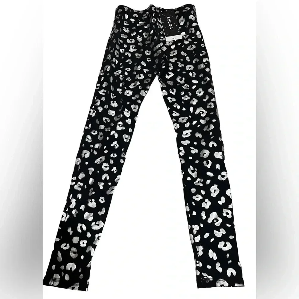 NWT‎ Girls Terez Foil Printed Leggings